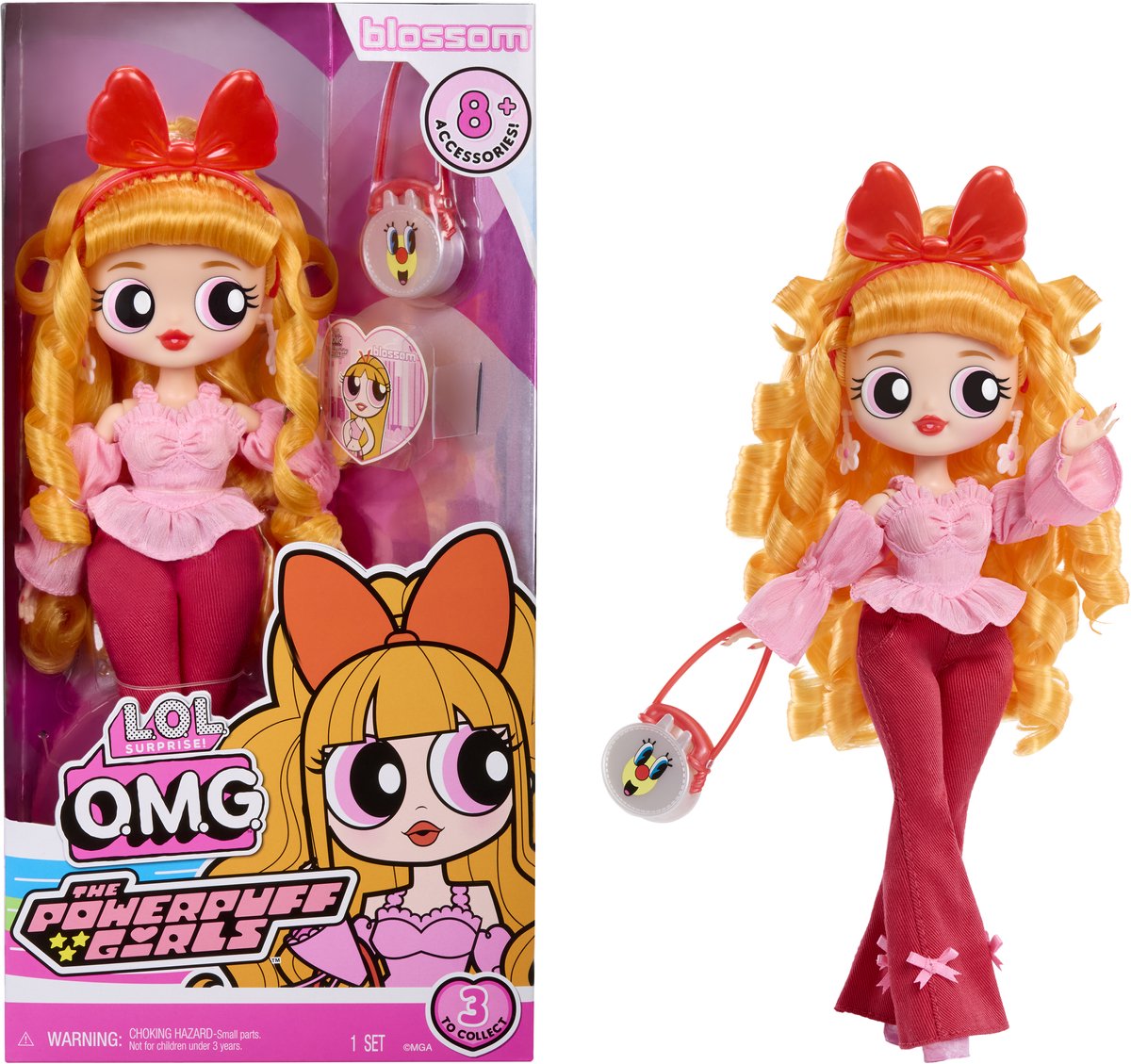 L.O.L. Surprise! modepop Powerpuff Blossom - pop met accessoires.