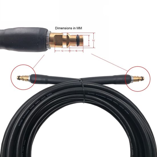 6 m verlengslang - Geschikt voor Karcher K-serie K2 K3 K4 K5 K6 K7