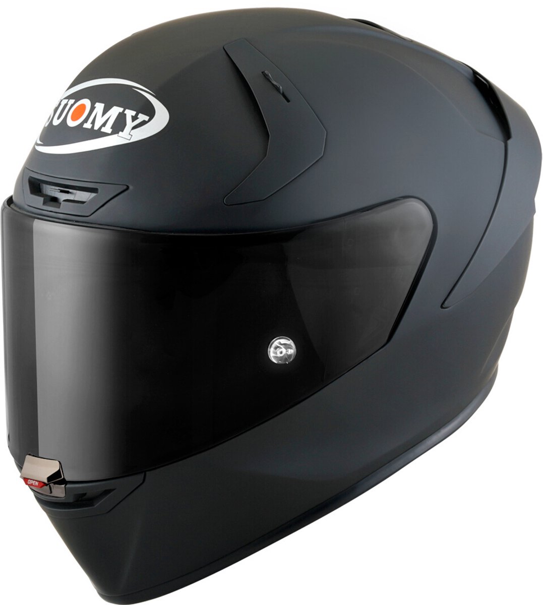 Suomy SR-GP Evo Plain E06 Mat Zwart Integraalhelm - Maat L - Helm