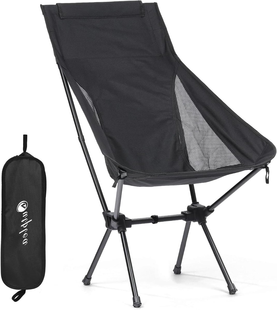 Campingstoel, opvouwbaar, 150 kg, ultralicht, draagbaar, klapstoel met