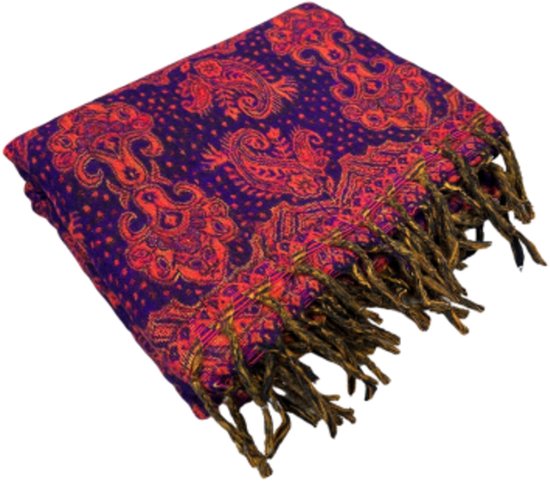 Foto: Yogastyles meditatiedeken 126 rood paars