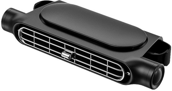 Auto ventilator 3-in-1 koeling vochtverwijdering geurverwijdering stil USB 3000mAh verstelbaar zwart