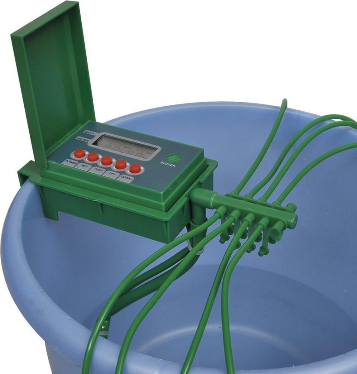 Voetzool wijk Verslaggever vidaXL Irrigatiesysteem automatisch met timer voor watersproeier | bol.com