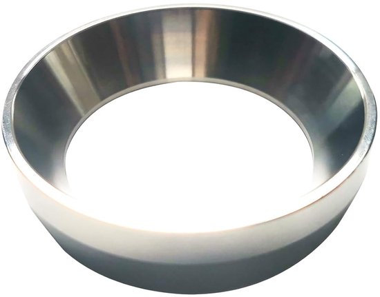Foto: Koffie doseerring roestvrij staal geschikt voor portafilter 1 stuk 51 mm