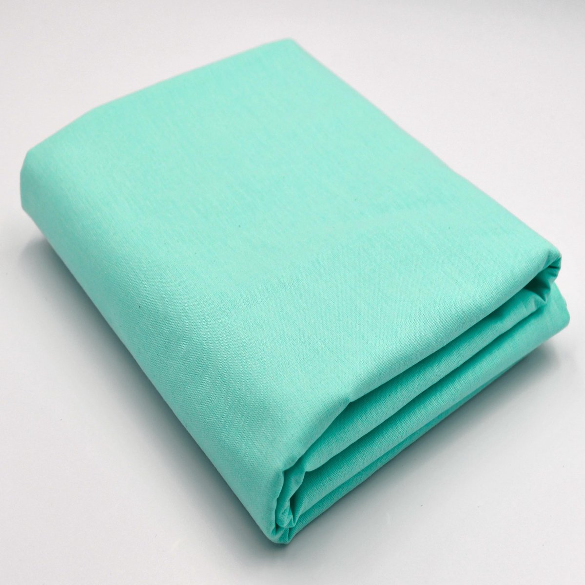 Virginia Tex-stof, verkocht per meter, 100% katoenen stof, grote breedte 240 cm, 100% katoenen stof Oeko-Tex Standard 100, effen kleuren om te naaien (Mint 37, 100 cm)