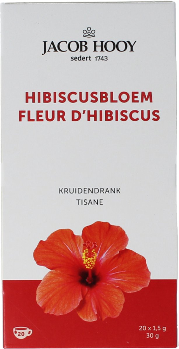 Jacob Hooy Kruidendrank hibiscus 20 Zakjes