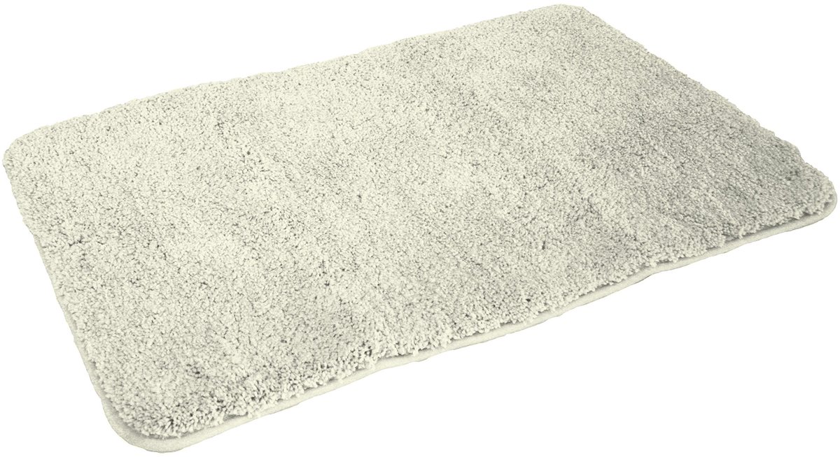 Kinzler J-10004/30 Zilveren badmat, microvezel, 50x80 cm