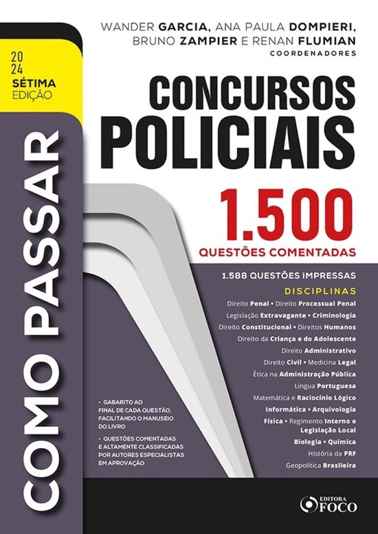 Como Passar em Concursos Policiais - cover