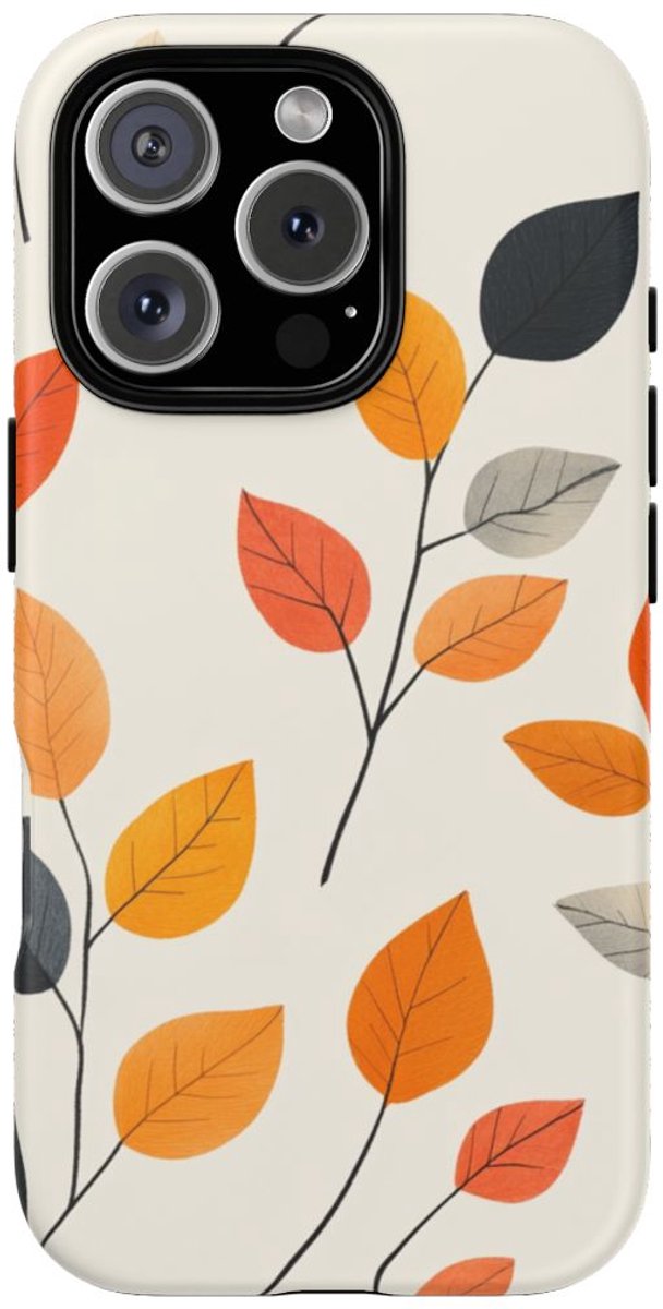 Herfstbladeren Patroon – Telefoonhoesje Geschikt voor iPhone 16 Pro