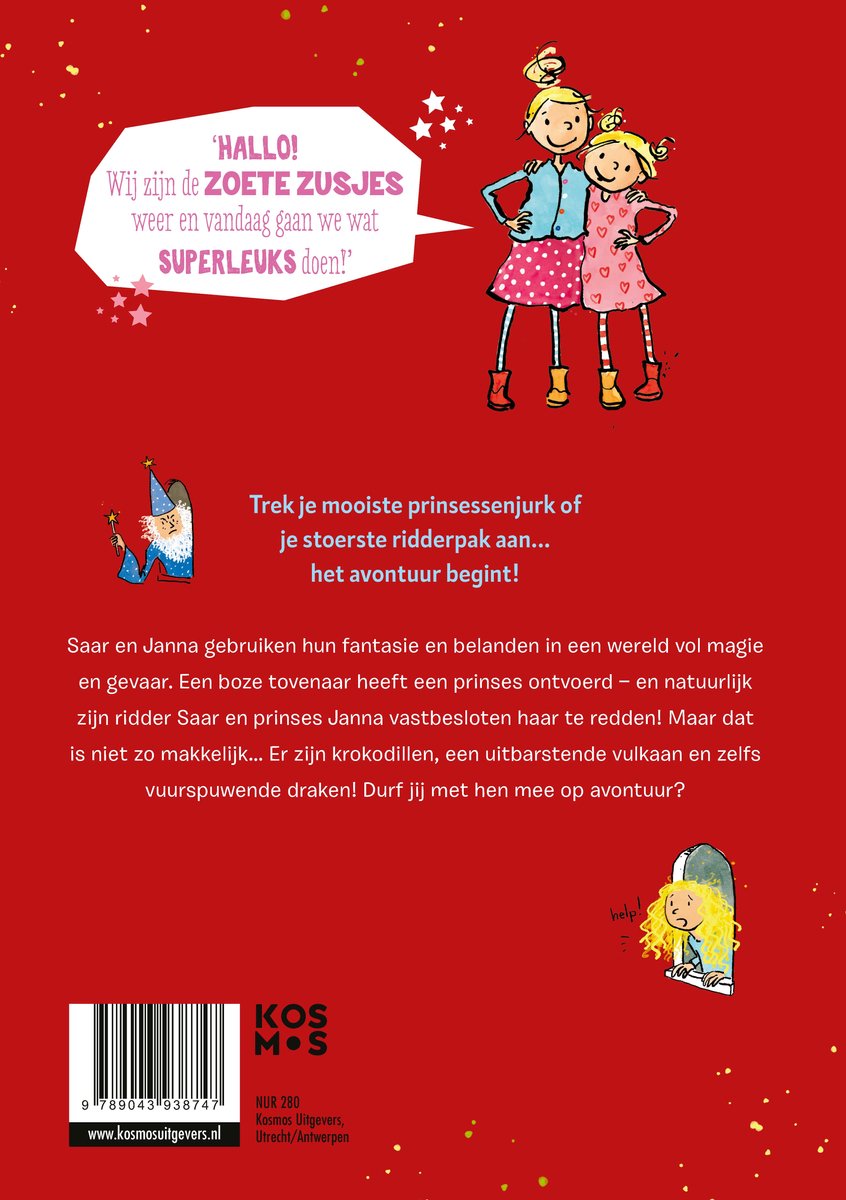 De Zoete Zusjes - De Zoete Zusjes gaan op avontuur - back cover