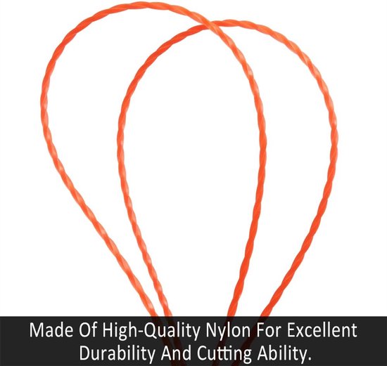 65 m trimmerdraad 3mm maaidraad trimmersnoer nylon reservedraad voor elektrische grastrimmer gazontrimmer grasmaaier accessoires trimmersnoer nylon gatren grasmaaier van Merkloos	 — afbeelding 3