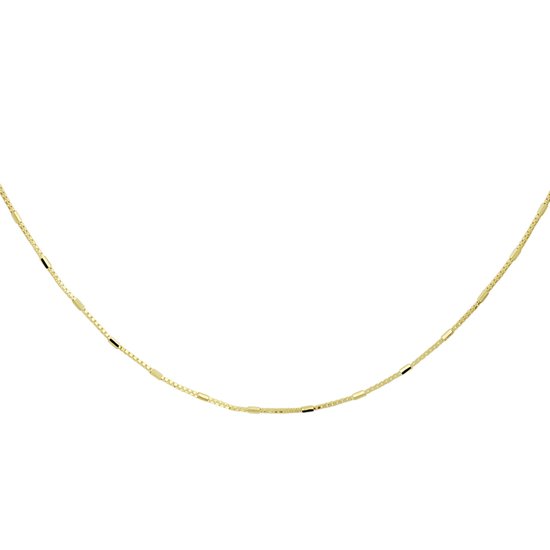 Sparkle14 Collier Vénitien Et Barre 0.9 mm 45 cm - Doré