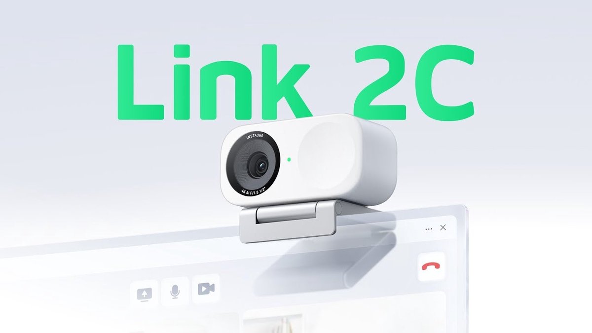 Insta360 Link 2C 4K AI Webcam White thumbnail 6
