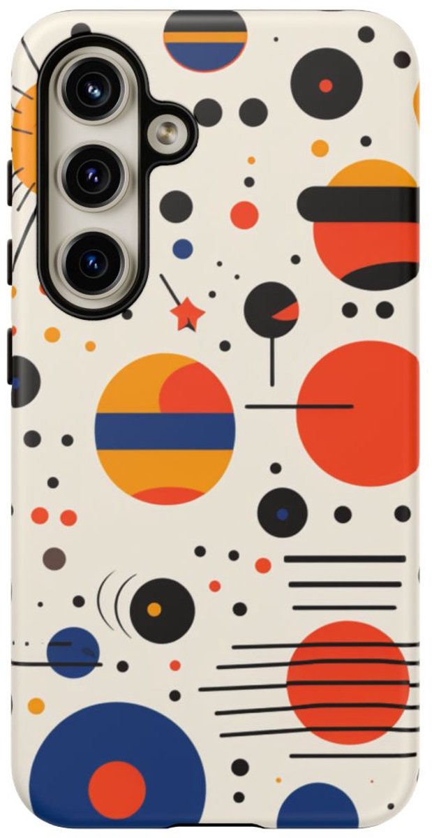 Abstract Hemels Patroon – Telefoonhoesje Geschikt voor Samsung Galaxy S24