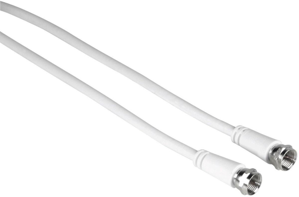 SAT-aansluitkabel 5m F-connector wit