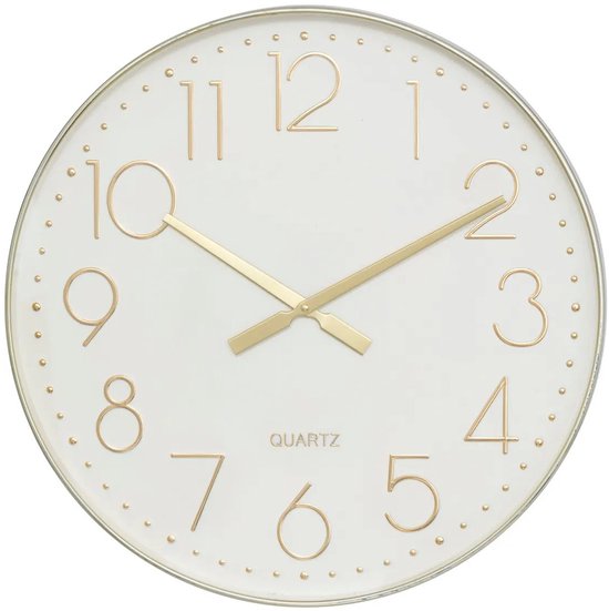 Klok Atmosphera Laure Ø51x5cm - Goud