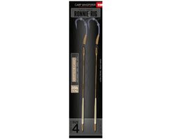 Carp Whisperer - Ronnie Rig - Haak maat: 4 - 2 stuks - Gravel