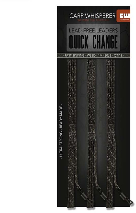 Carp Whisperer - Quick Change Leaders - 3 stuks - Silt van Merkloos — afbeelding 4
