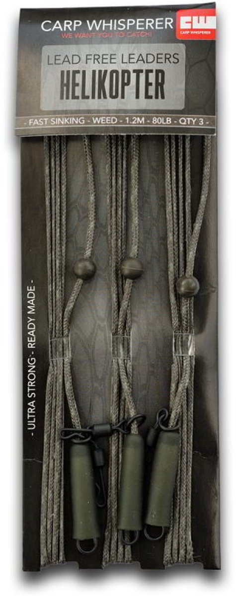 Carp Whisperer - Helikopter Leaders - 3 stuks - Gravel van Merkloos — afbeelding 4