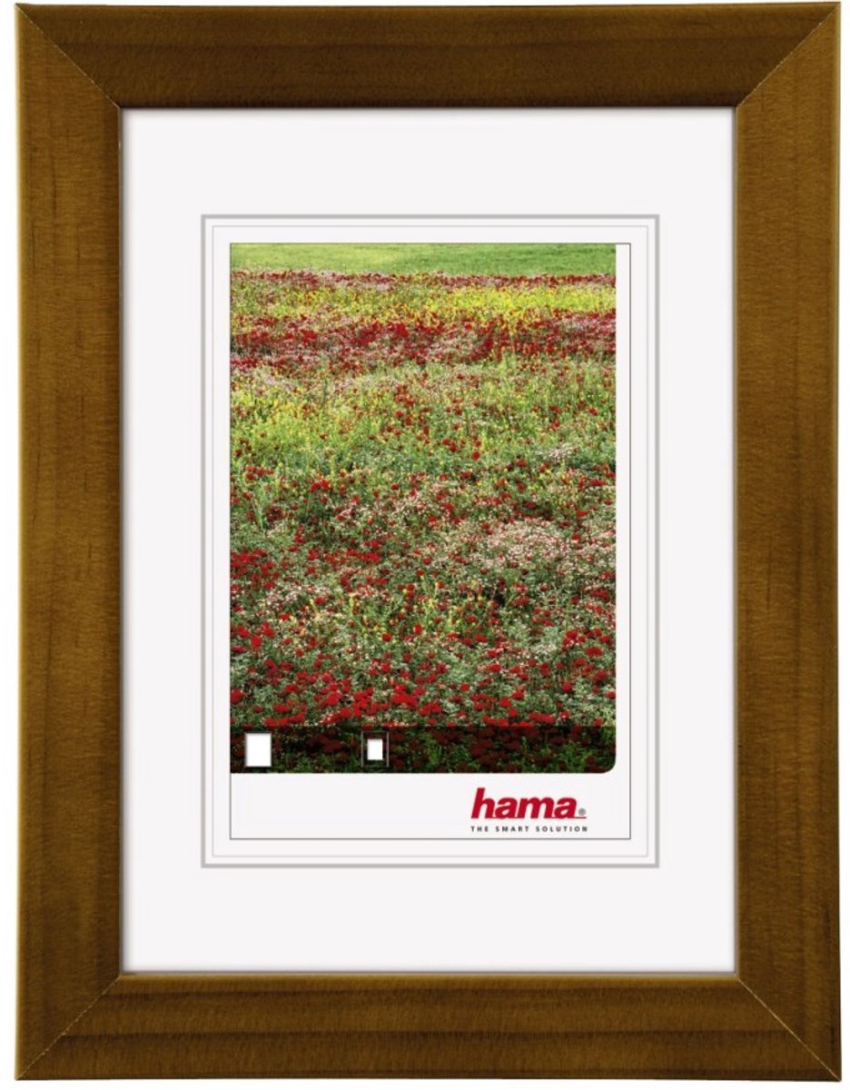 Hama Houten Kader Foggia Walnoot 20X30 bruin