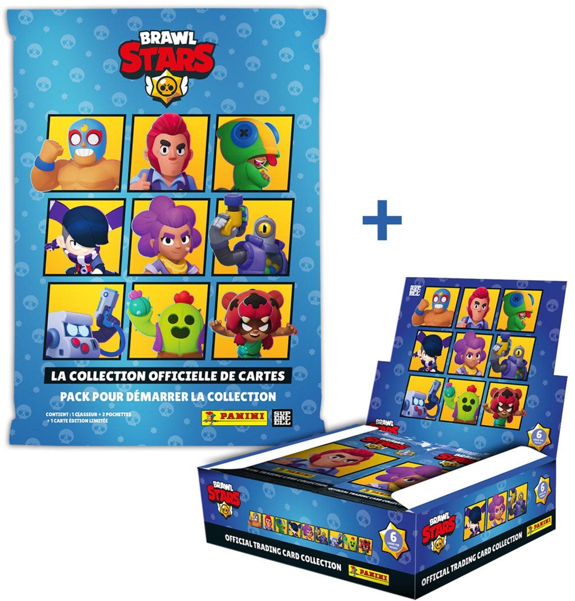 PANINI BELGIUM Brawl Stars kaarten - Promo Pack met 144 kaarten