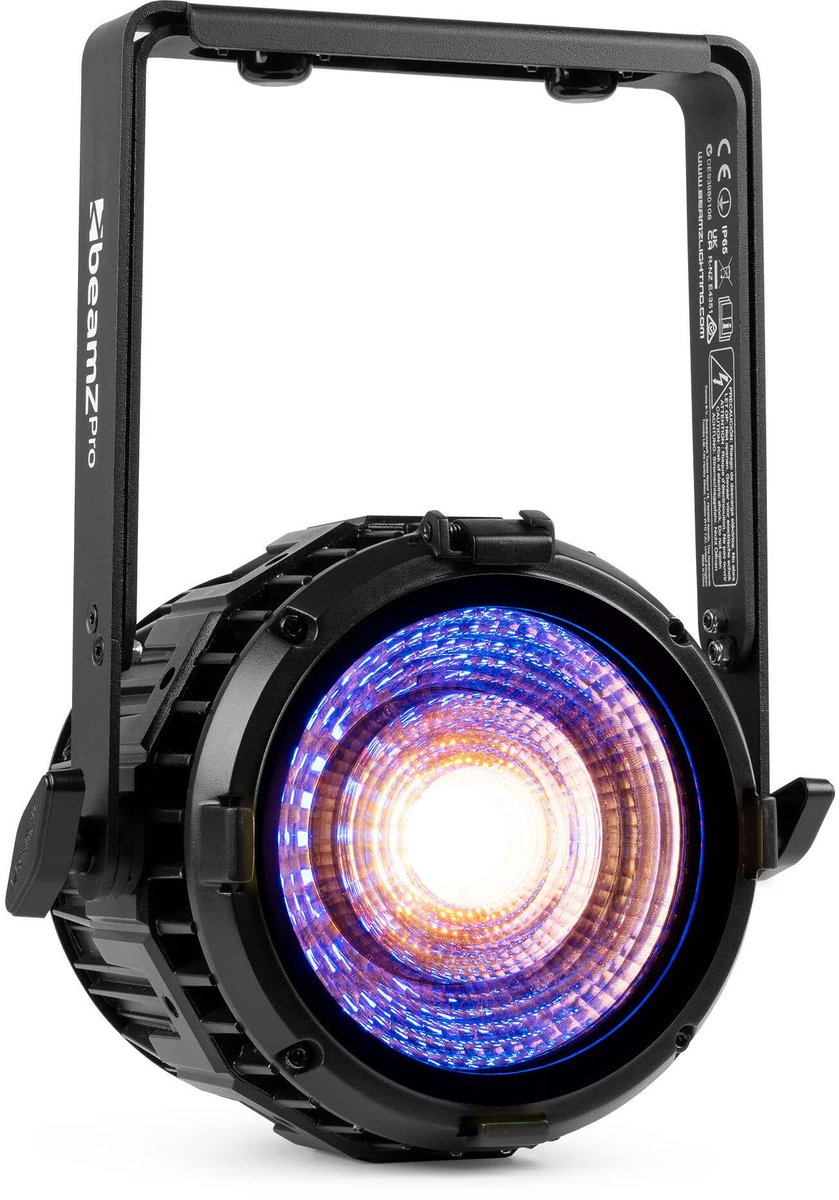 BeamZ Professional Neutron-Atom TM combi blinder - Tungsten mode - IP65 - RGB + WW Amber LED - 160W