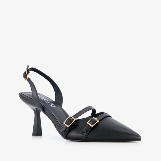 Escarpins femme Nova à talons aiguilles noirs - Taille 41