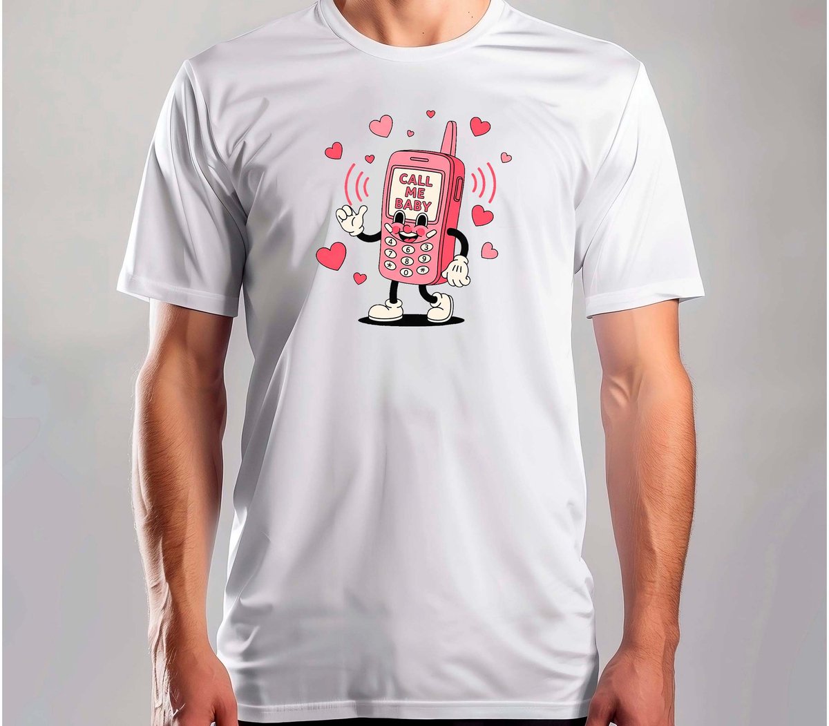 Call Me Baby - T Shirt - Funny - Sarcasm - Grappig - Sarcasme - CoupleGoals - Cute - Funny - LoveStory - ForeverUs - KoppelGoals - WareLiefde - Verliefd