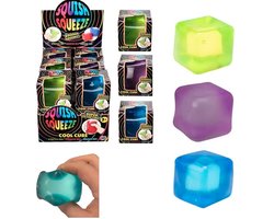 Ice Cube Mega Stressbal - 2 pack - 5 cm groot - Fidget - Squeeze - Fopartikel - Schoencadeautje - Relax