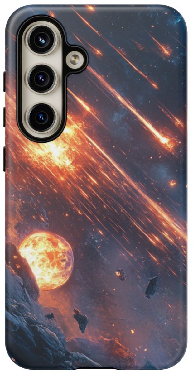 Vallende Oogbol-Meteoren – Telefoonhoesje Geschikt voor Galaxy S24