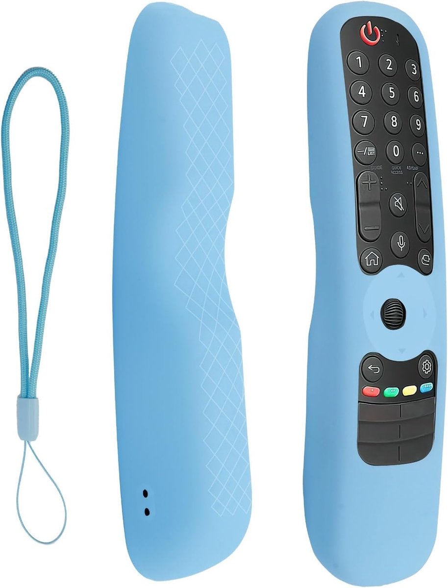 Siliconen afstandsbediening - LG AN-MR21GA AN-MR21GC AN-MR22GA AN-MR22GN AN-MR23GA AN-MR24GA - Smart TV-afstandsbediening - siliconen - lichtblauw