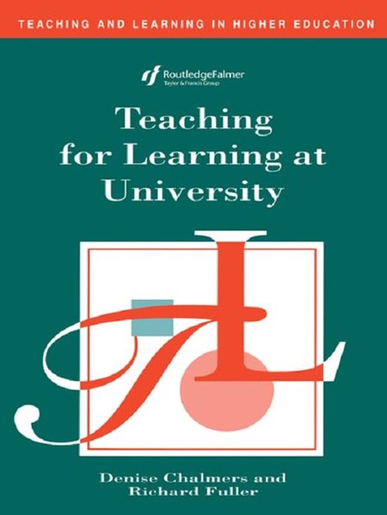 Teaching for Learning at University - cover