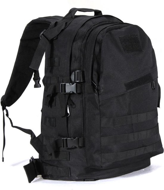 Backpack - Militair Tactisch - Tactical Backpack - Zwart - Wandelrugzak -...