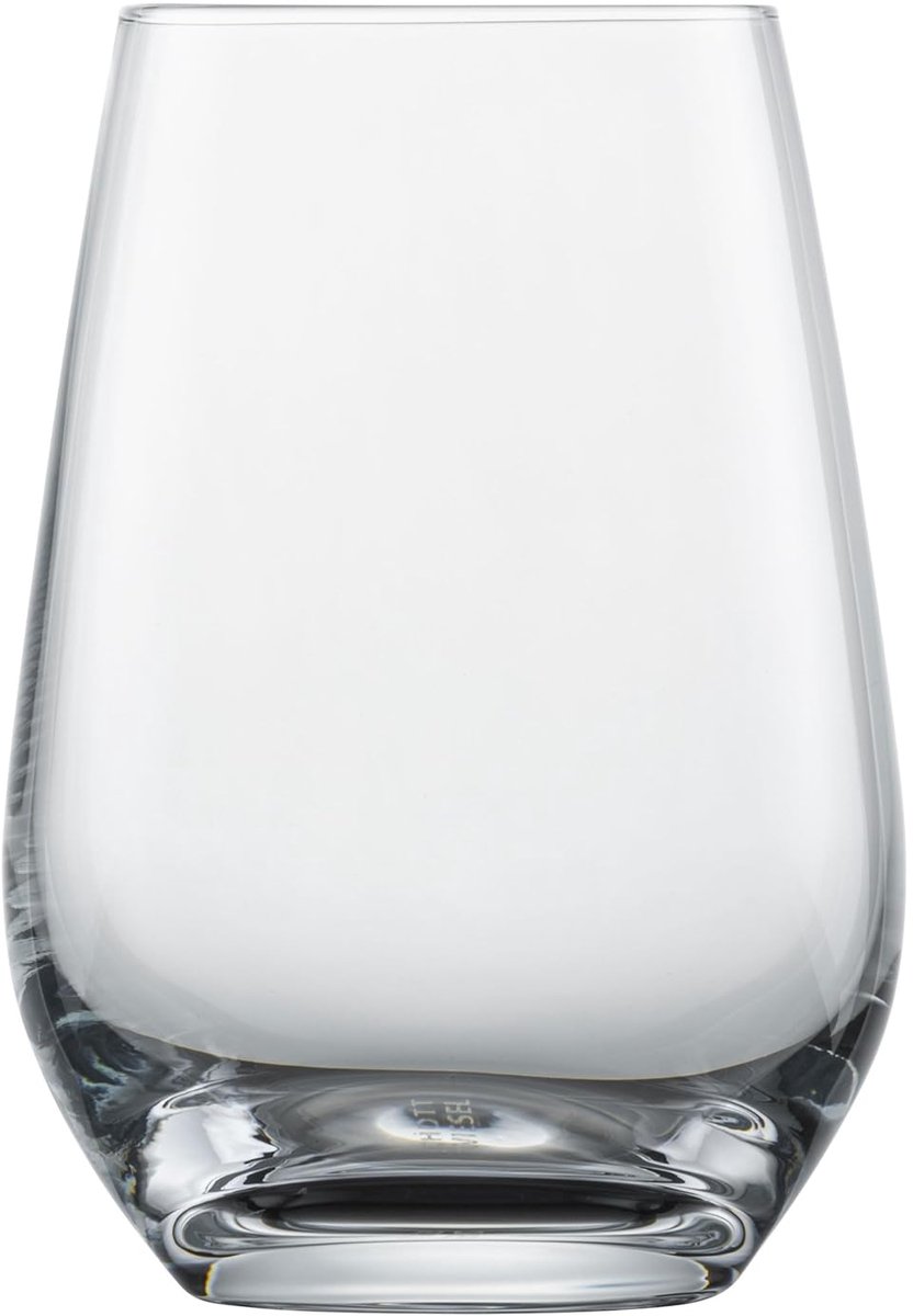 Veelzijdige drinkglazen - set van 4 - kristal - 385 ml