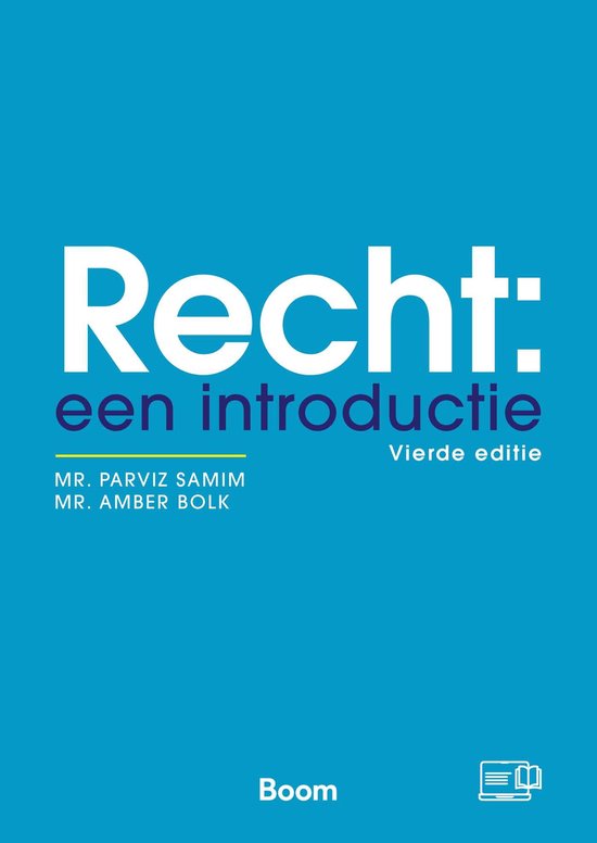 Recht: een introductie - cover