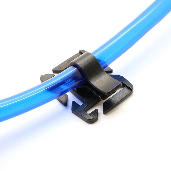 3 x waterrugzak Waterleidingval Molle draaibare slangklem Geschikt voor 20 mm en 25 mm netbanden voor rugzakken met waterzakken van Merkloos — afbeelding 4