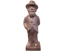Abraham- 7x22x6 cm - Neolith - Brons kleurig - Beeld