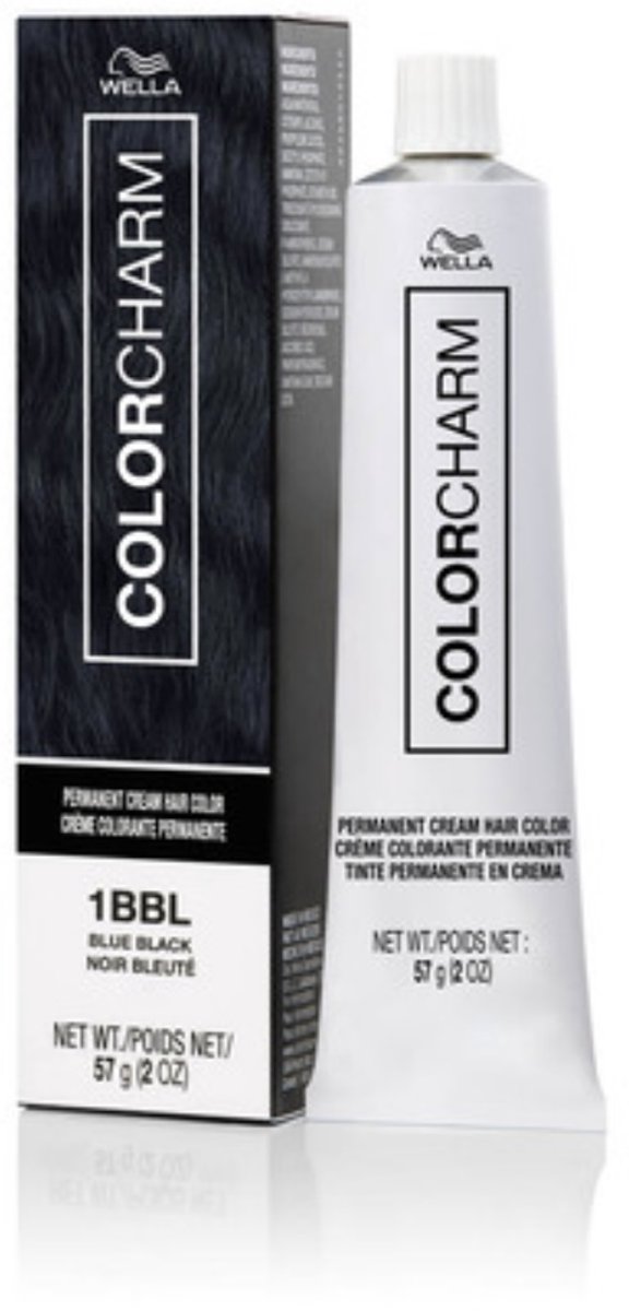 Wella Color Charm Demi Permanent Color - 2BBL - Blue Black - Ammoniak Vrije Haarverf - Wella Verf - Haarverf - Haircolour