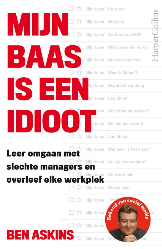 Mijn baas is een idioot - cover