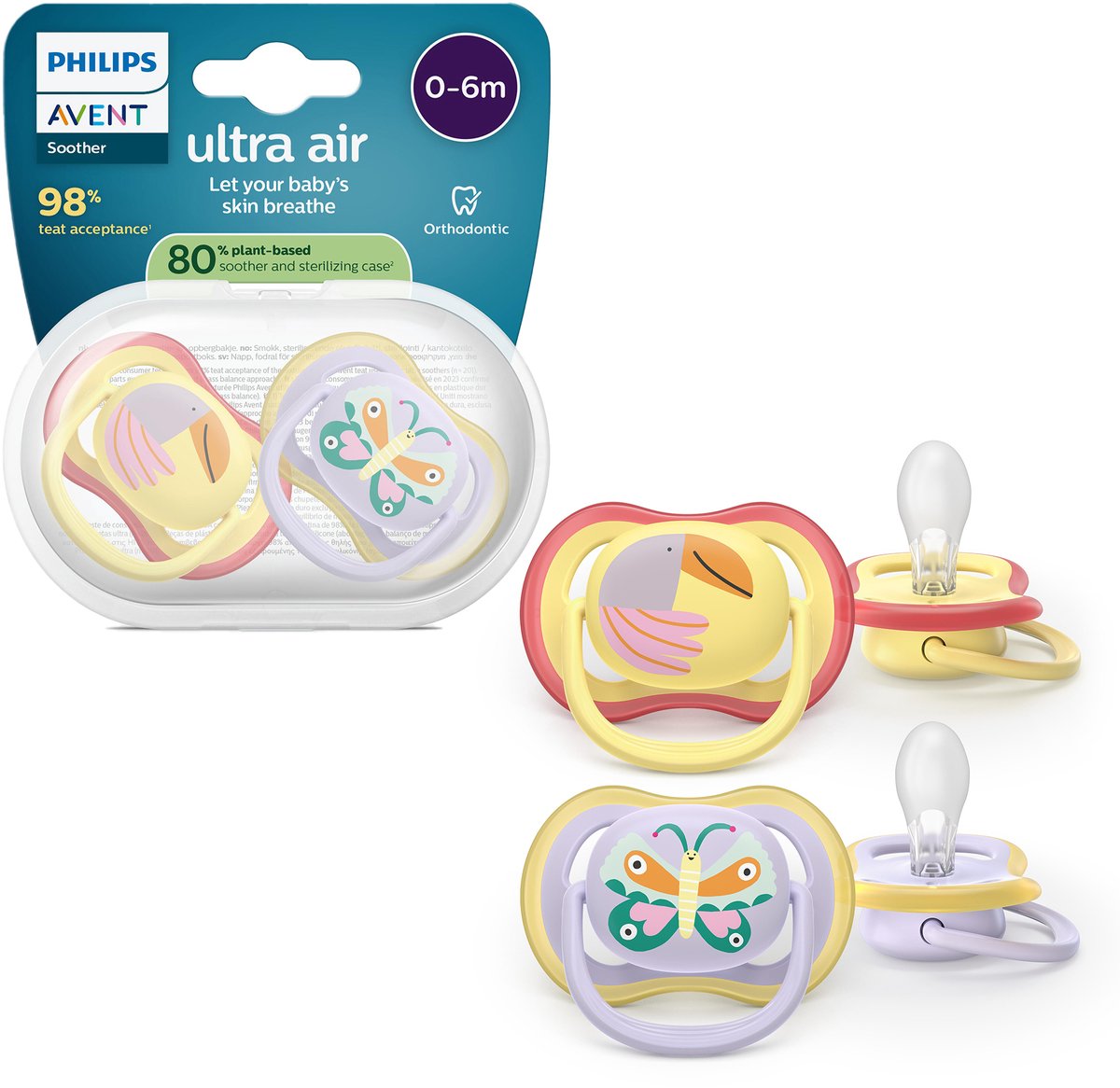 Philips Avent Ultra Air Fopspeen 0-6 maanden
