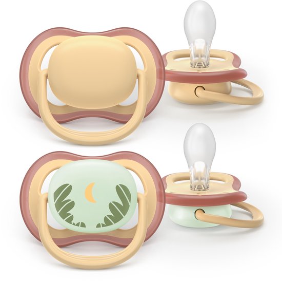 Philips Avent Ultra Air - Ademend en lichtgewicht fopspeen (0-6 mnd) - 2 stuks - SCF087/09 van Merkloos — afbeelding 2