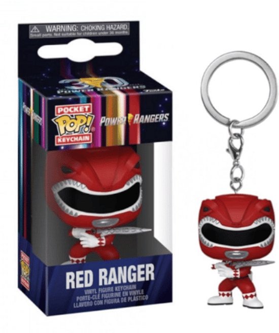 Power Rangers Key Chain Funko Pocket Pop! Keychain: Mighty Morphin Power Rangers 30th ...