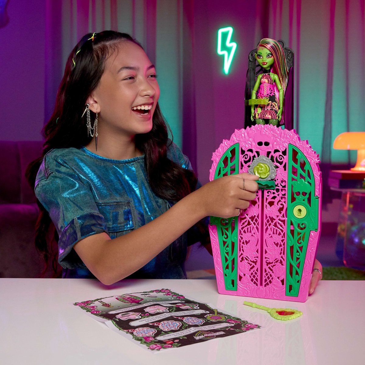 Monster High Skulltimate Secrets - Venus McFlytrap Modepop — afbeelding 9