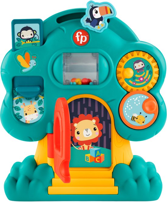 Foto: Fisher price animal friends discovery treehouse 0 5 jaar geluid kunststof meerkleurig