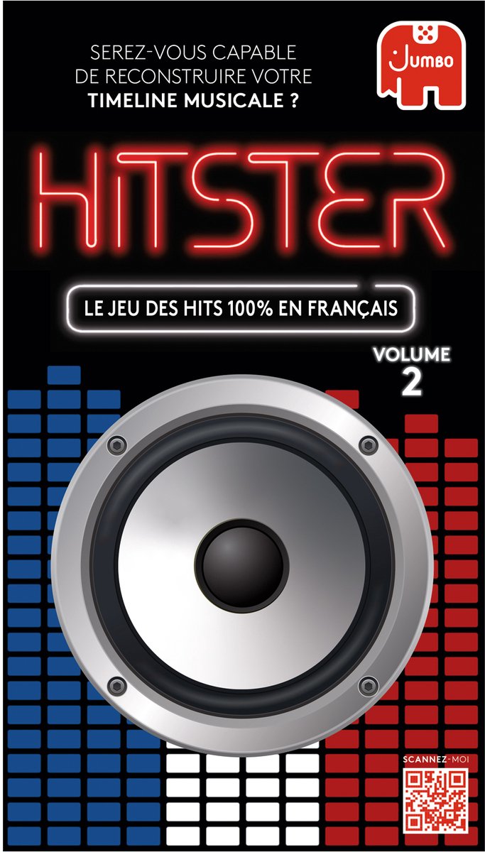 Jumbo - Hitster - Chansons Françaises - Franstalig Partyspel - Actiespel — cadeau in Partyspellen - foto 2