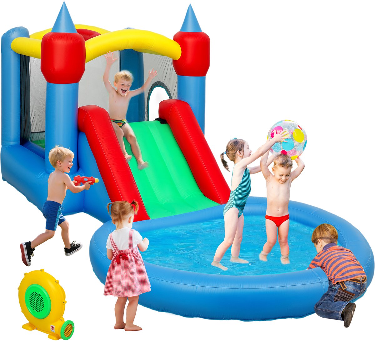 AIYAPLAY-Springkussen-Oxford-stof-415x205x190cm-veelkleurig