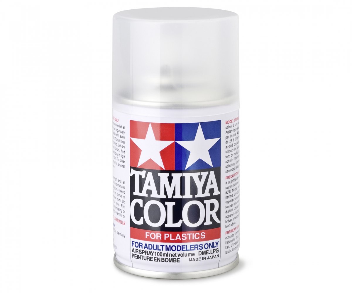 Tamiya Hobbyverf Acrylverf - TS-80 Clear Varnish - Matt - Acryl Spray - Verf spuitbus - 100 ml