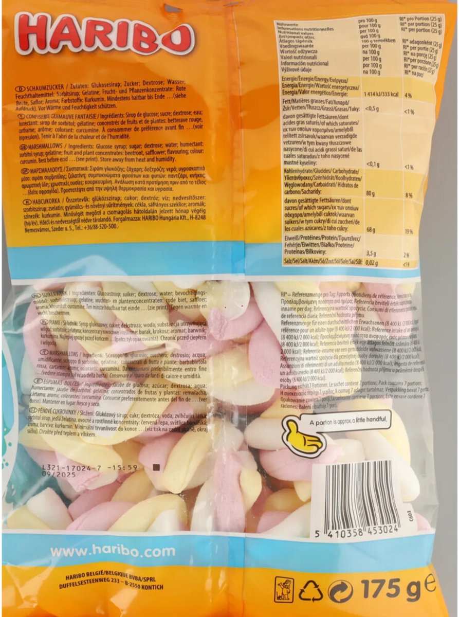 Haribo Chamallows Exotic - 12 x 175 gr - Voordeelverpakking