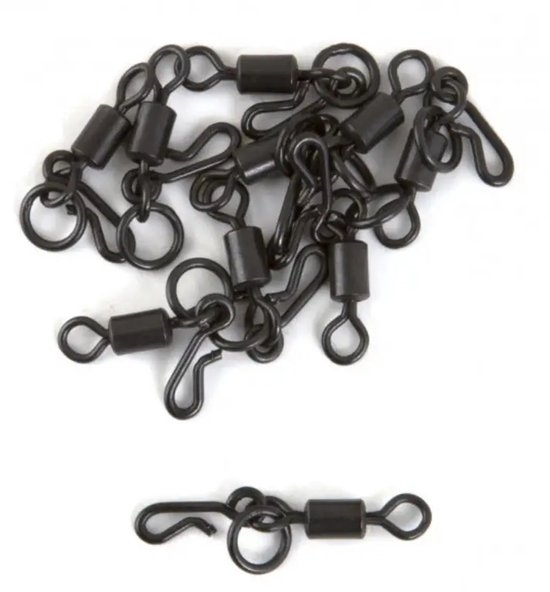 Fox - Edges Ring Kwik Connector Swivel Combo - Maat 7 - Zwart van Fox — afbeelding 3