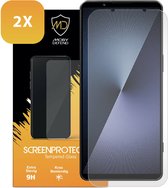 Lot de 2 Protecteurs d'écran Sony Xperia 1 VII - MobyDefend Case-Friendly Screensavers - Glas trempé - Plaques de verre. Compatible avec : Sony Xperia 1 VII